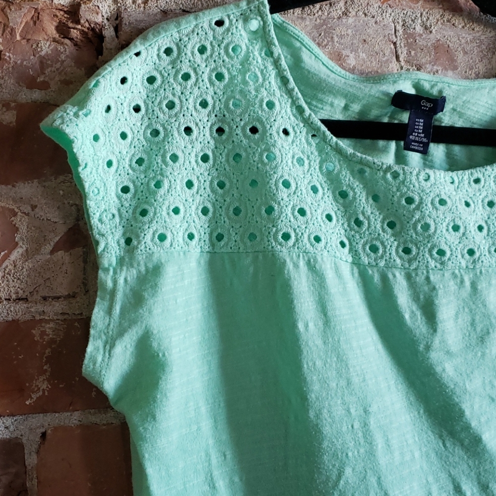 Cap Sleeve Decorative T-Shirt - Picture 4 of 7